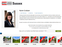 Tablet Screenshot of karenjudd.ca